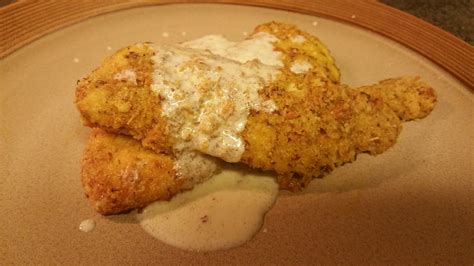 Parmesan crusted chicken cutlets with a lemon butter white wine sauce – Keto Plates