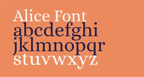 Alice free Font - What Font Is