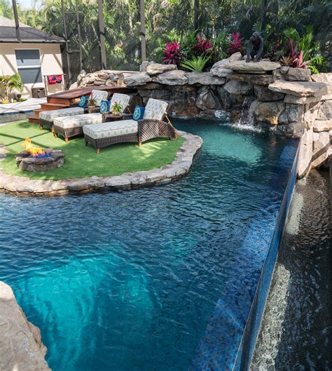 A Lazy River Runs Through It Custom Pool on Pine Island