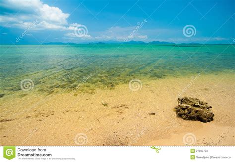 Rock at seaside stock image. Image of seascape, scene - 27890793