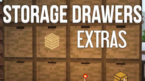 Storage Drawers Extras Mod 1.12.2/1.11.2 (More Wood Styles) - 9Minecraft.Net