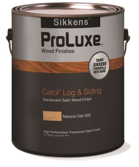 Sikkens ProLuxe Cetol Log & Siding Stain | LogFinish.com