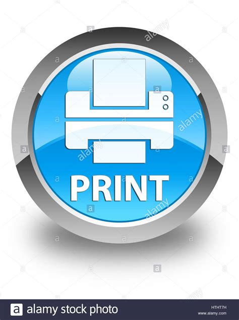 Print Button Icon #431510 - Free Icons Library