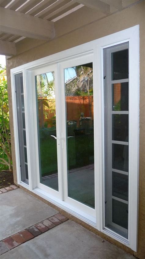 Gliding Patio Doors With Sidelights | French doors, French doors patio ...