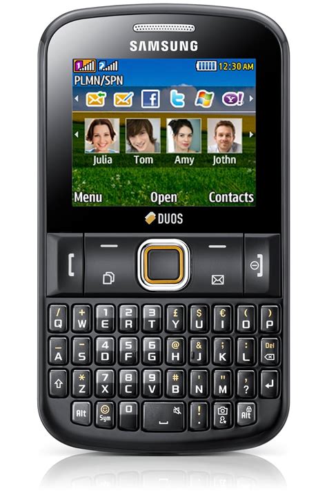 Samsung Chat 222 GT-E2222 (Noble Black) : Amazon.in: Electronics