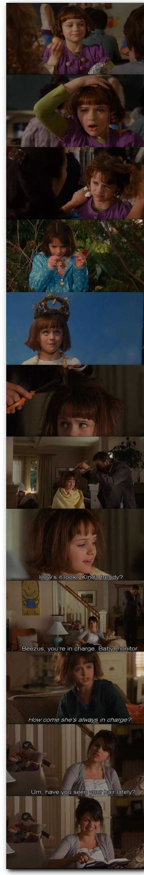 #Ramona and Beezus quotes "How come Beezus is always in charge?" "Um...have you seen your hair ...