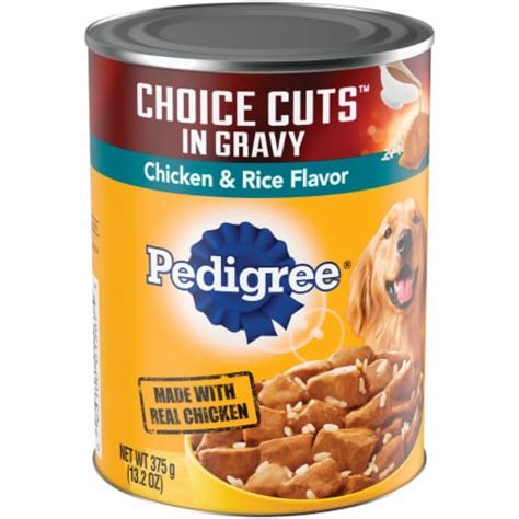 Pedigree® Choice Cuts™ in Gravy Chicken & Rice Wet Dog Food, 13.2 oz ...