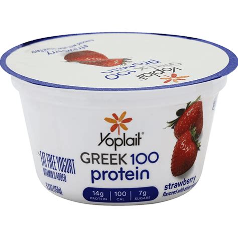 Yoplait Greek 100 Protein Fat Free Strawberry Yogurt 5.3 oz | Griego | Selectos