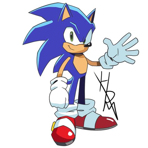 Modern Sonic Tyson Hesse Style Colour Drawing by HiddenMatrixYT on ...