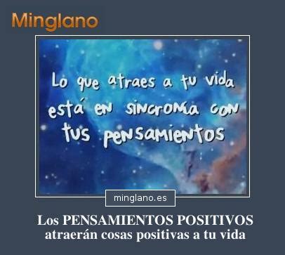 FRASES sobre PENSAMIENTOS POSITIVOS