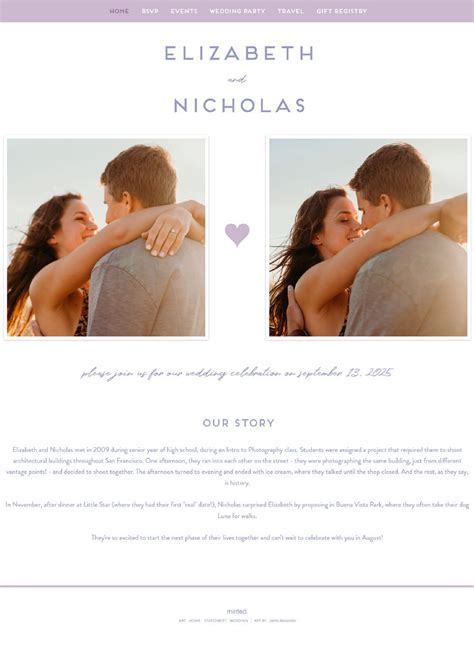 41+ Beautiful Wedding Website Examples for Your Inspiration