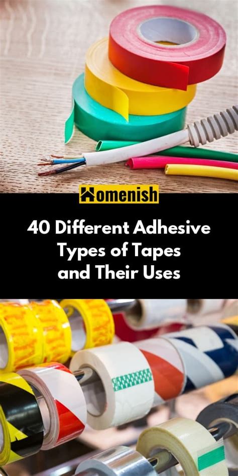 40 Different Adhesive Types of Tapes and Their Uses - Homenish