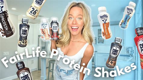 Dietitian Reviews Every FairLife Protein Shake || Core Power taste test || Are Protein Shakes ...