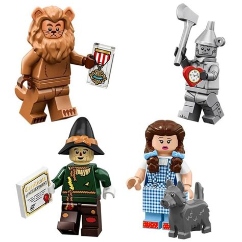 Lego Wizard Of Oz Minifigure Set Dorthy Scarecrow Cowardly Lion Tin Man Toto HTF | eBay