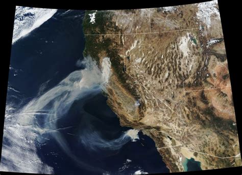 Satellite Photos: California Wildfire Smoke Reaches Detroit And ...