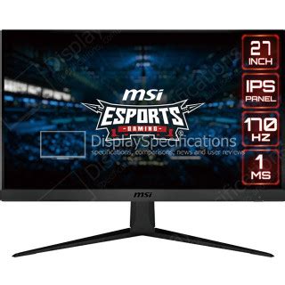 27" MSI G2712 - Height