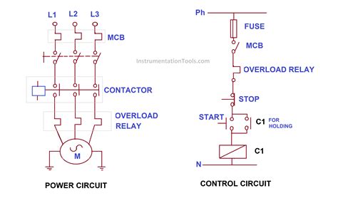 Signal Phase Dol Starter Wiring Diagram Pdf » Wiring Core