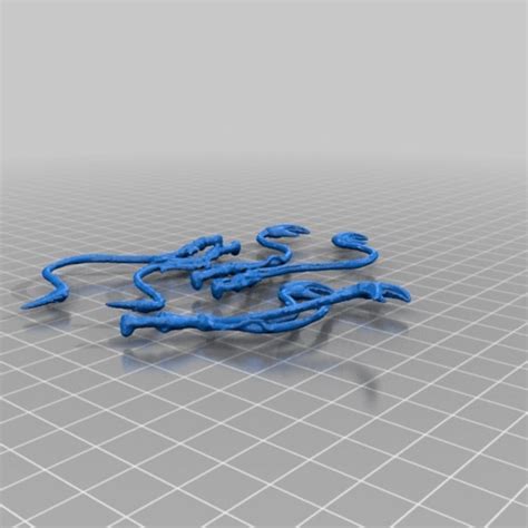 Download free 3D printing templates Venomthrope Body and Tendrils (low poly) ・ Cults