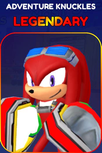 Adventure Knuckles | Sonic Speed Simulator Wiki | Fandom