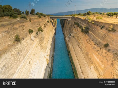 Isthmus Corinth Greece Image & Photo (Free Trial) | Bigstock