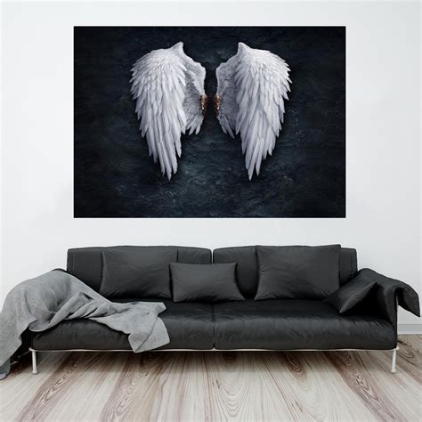 Lucifer Wings Poster Angel Lucifer Wings Art Lucifer Wall | Etsy