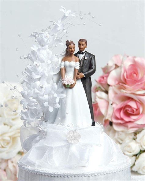 16 Black Couple Wedding Cake Toppers to Personalize Your Cake | Bride ...