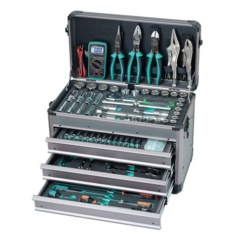 Toolkit 124pc 3-drawer Proskit – Hot Tools