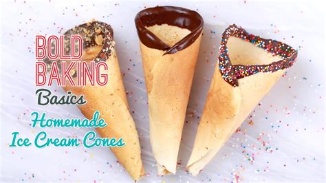 How To Make Homemade Ice Cream Cones - Afternoon Baking With Grandma