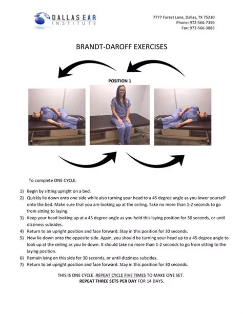 Exercises BRANDT-DAROFF EXERCISES - Dallas Ear Institute pdf