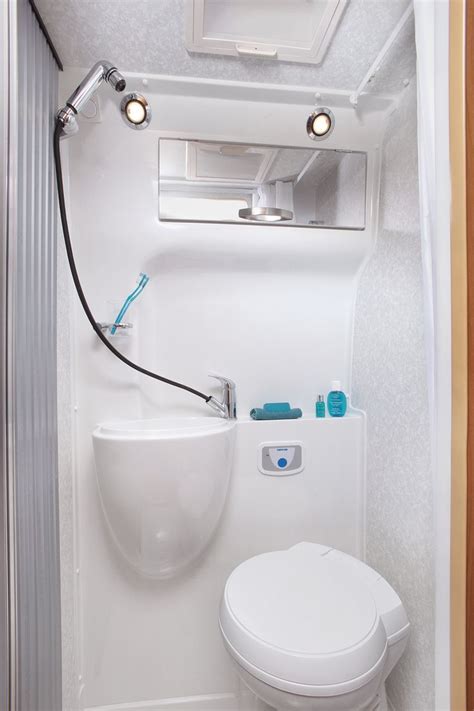 Motorhome shower and toilet - Autocruise - Perfect for Glamping! | Truck camper, Camper bathroom ...