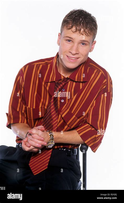 Brian Littrell (Backstreet Boys) on 22.03.1996 in Zug. | usage worldwide Stock Photo - Alamy