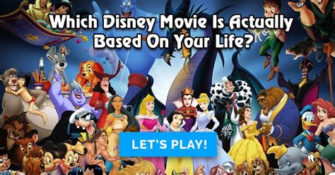 Which Disney Movie Is Actually Based On Your Life? Movie Trivia Quiz, Disney Movie Trivia, 90s ...