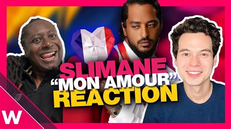 🇫🇷 Slimane - Mon Amour Reaction | France Eurovision 2024 live performance - YouTube