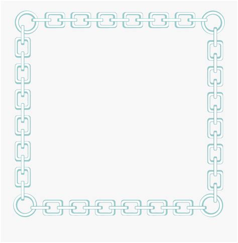 Clip Art Chain Illustration - Chain Link Border Png , Free Transparent Clipart - ClipartKey