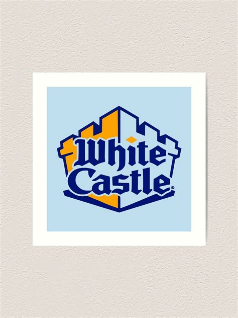 "White castle logo" Art Print for Sale by milljuke | Redbubble