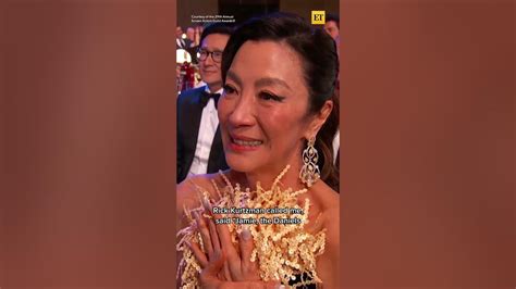 Jamie Lee Curtis Shouting out Michelle Yeoh in her SAG Awards Speech is 𝒆𝒗𝒆𝒓𝒚𝒕𝒉𝒊𝒏𝒈 to us! # ...