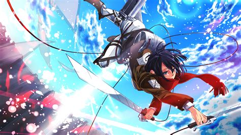 Mikasa, Attack on Titan, 4K, #148 Wallpaper PC Desktop