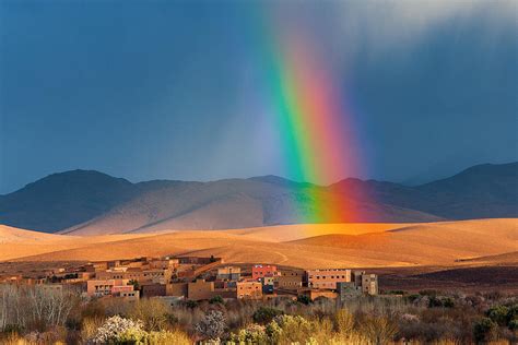 Rainbow in desert Photograph by Dan Mirica | Fine Art America