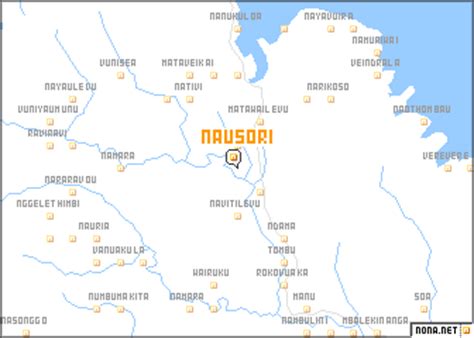 Nausori (Fiji) map - nona.net