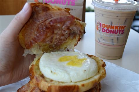 Dunkin' Donuts Debuts New Pretzel Croissant Breakfast Sandwich!