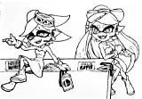 Desenhos De Splatoon Para Colorir  Wonder Daycom sketch template