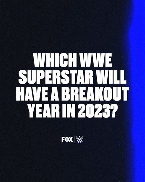 WWE Superstar claims 2023 will be their breakout year