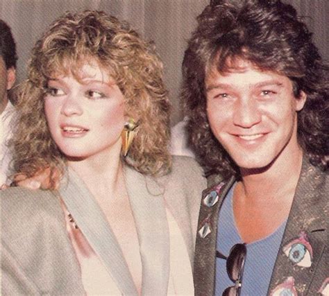 Valerie Bertinelli & Eddie Van Halen embracing 80s style to fullest ...