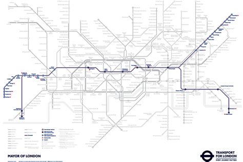 How the Tube map will look when the Elizabeth line is included on it | London Evening Standard