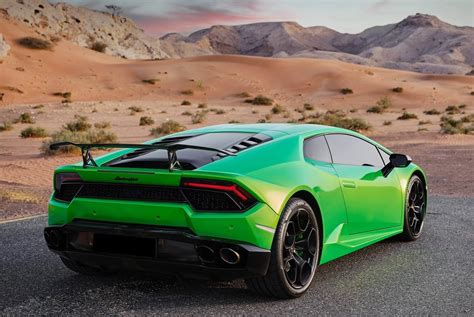 Rent Lamborghini Huracan Green in Dubai - Sportscars - Octane Luxury ...