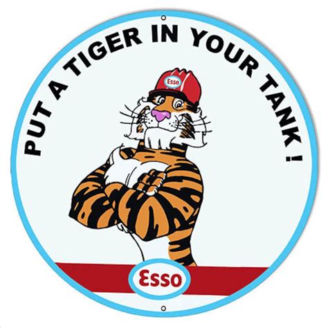 Esso Gasoline Put a Tiger in Your Tank Metal Sign 4 Sizes - Etsy