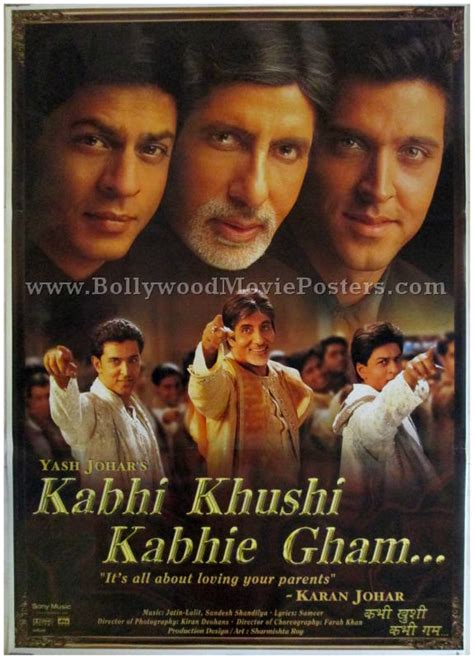 Kabhi Khushi Kabhie Gham movie poster: Buy KKKG K3G poster