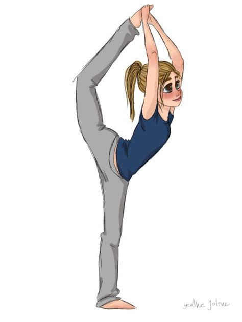 Yenthe Joline Art | Girl sketch, Sketches, Gymnastics girls