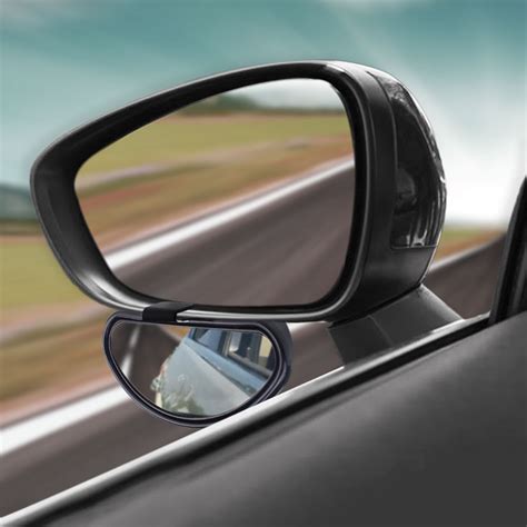 Convex Clip On Half Oval Rearview Blind Spot Mirror For Car Auto Vehicles 690182782704 | eBay