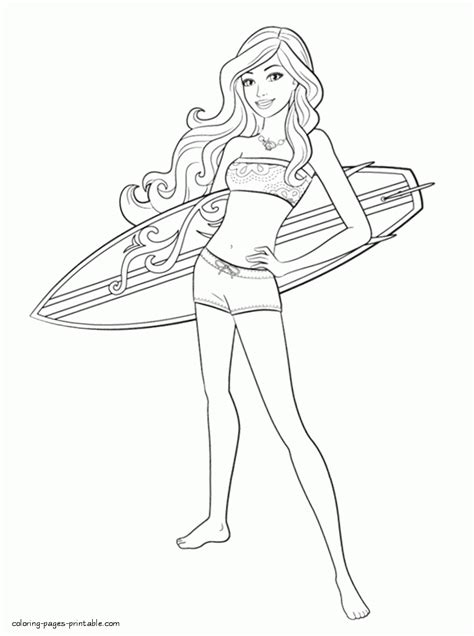 Barbie in a Mermaid Tale coloring pages 1 || COLORING-PAGES-PRINTABLE.COM